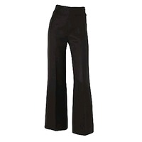 black linen trousers